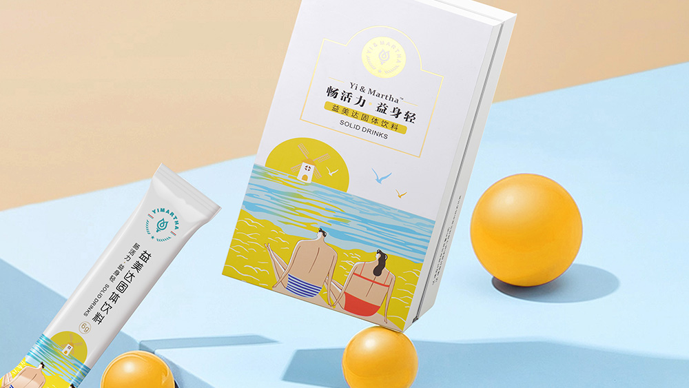 益美达代餐食品包装设计
